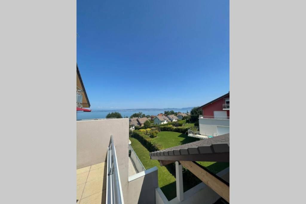 Superbe Appartement Au Calme Avec Vue Sur Le Lac. Évian-les-Bains Zewnętrze zdjęcie